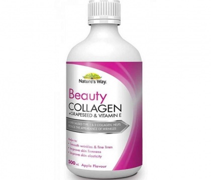 Collagen nước tinh chất hạt nho Nature’s Way Beauty Collagen Liquid 500ml