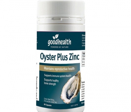 Duy trì sức khỏe sinh sản cho nam giới Goodhealth Oyster Plus Zinc 60 viên