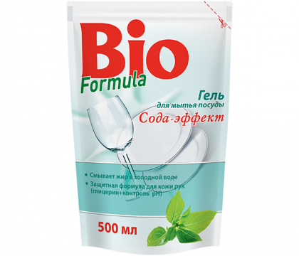 Gel rửa bát Bio Formula SODA dạng túi 500ml