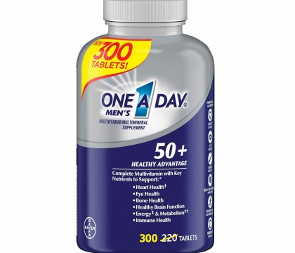 One A Day cho nam trên 50 One A Day Men’s 50+ Multivitamin 300 viên