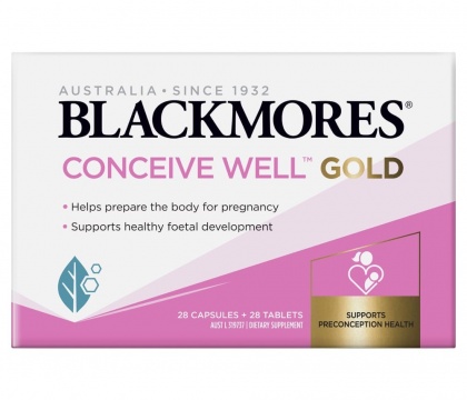 Tăng khả năng thụ thai Blackmores Conceive Well Gold 56 viên