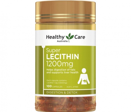 Tinh chất mầm đậu nành Healthy Care Super Lecithin 1200mg 100 viên