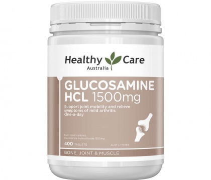 Viên uống bổ khớp Healthy Care Glucosamine HCL 1500mg 400 viên