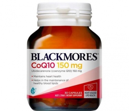 Viên uống bổ sung CoQ10 cho tim mạch Blackmores CoQ10 150mg 30 viên