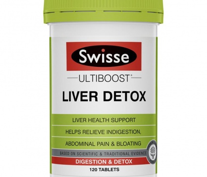 Viên uống bổ và giải độc gan Swisse Liver Detox 120 viên