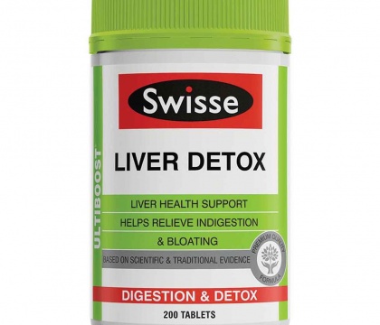 Viên uống bổ và giải độc gan Swisse Liver Detox 200 viên