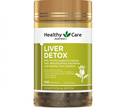 Viên uống giải độc gan Healthy Care Liver Detox 100 viên