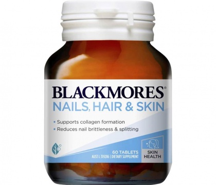 Viên uống làm đẹp da móng tóc Blackmores Nail Hair Skin 60 viên