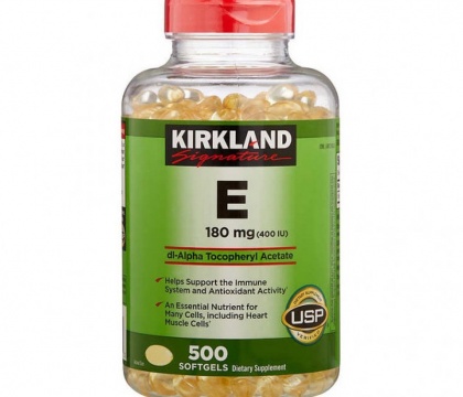 Viên uống Vitamin E Kirkland Signature Vitamin E 400 IU 500 viên