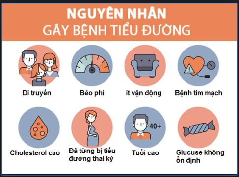 nguyên nhân chính gây ra bệnh tiểu đường